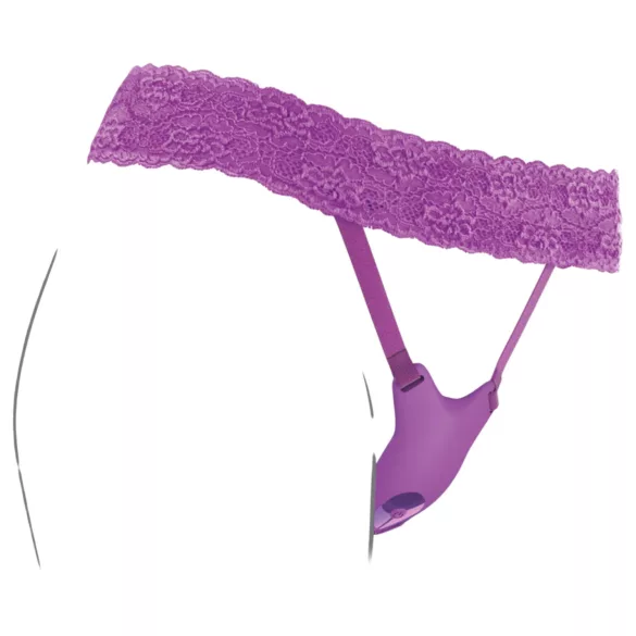 Pipedream Fantasy For Her - vibromasseur point G intégré, portable (violet)