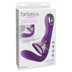   Fantasy For Her - Vibromasseur point G et clitoris 4 moteurs - silicone violet