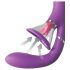 G-pont & clito vibro 4 moteurs (violet)