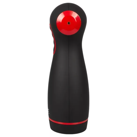 WYNE 06 - masturbateur vibrant et succion rechargeable - silicone noir