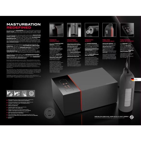 Suck-O-Mat 3.0 - masturbateur automatique puissance secteur