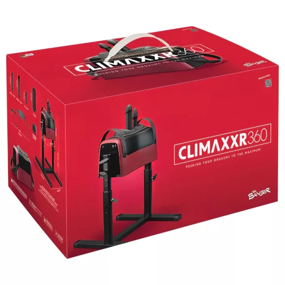 The Banger CLIMAXXR360 - machine sexuelle sur secteur avec siège pivotant à 360° et 2 moteurs