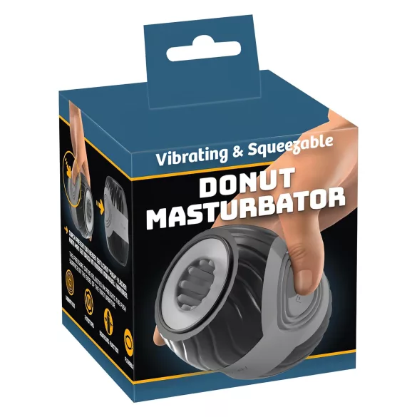 You2Toys - masturbateur double moteur - silicone gris