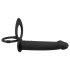 Vibromasseur Anal Noir à Double Embouts - Black Velvet