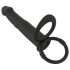 Vibromasseur Anal Noir à Double Embouts - Black Velvet