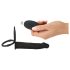 Vibromasseur Anal Noir à Double Embouts - Black Velvet