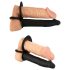 Vibromasseur Anal Noir à Double Embouts - Black Velvet
