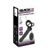 Vibromasseur Anal Noir à Double Embouts - Black Velvet
