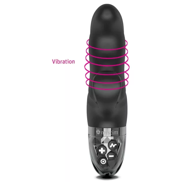 mystim Hop Hop Bob E-Stim - vibromasseur électro rechargeable (noir)