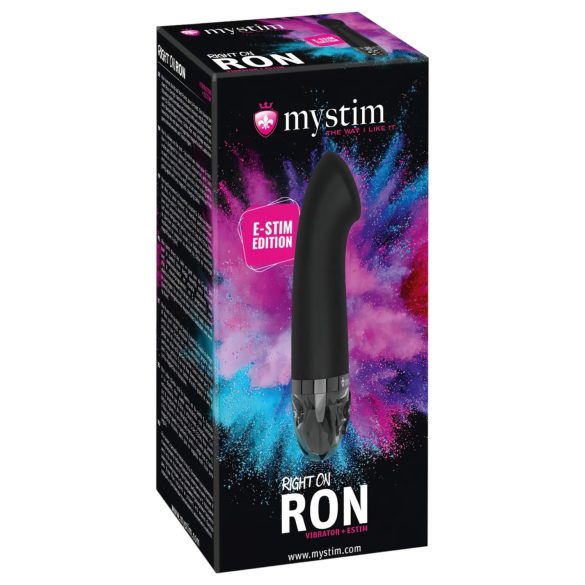 mystim Right on Ron E-Stim - vibromasseur électrique point G (noir)
