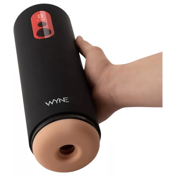 WYNE 08 masturbateur pulsant à mouvement vertical avec écran LED