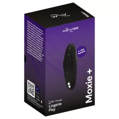   We-Vibe Moxie+ - stimulateur clitoridien portable avec application et télécommande (noir)