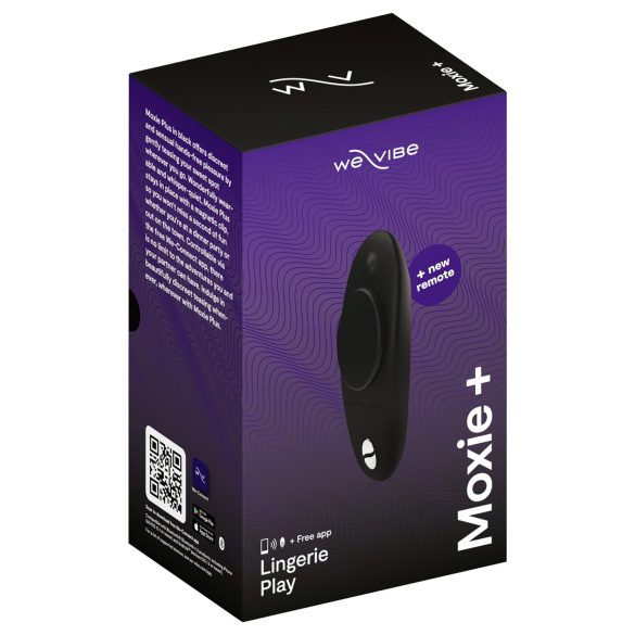 We-Vibe Moxie+ - Vibrateur clitoridien intelligent sans fil (noir)