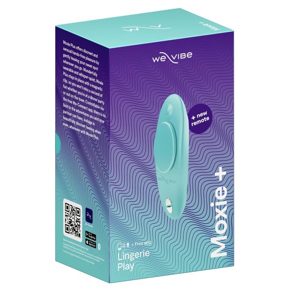 We-Vibe Moxie+ - vibromasseur clitoridien intelligent (turquoise)