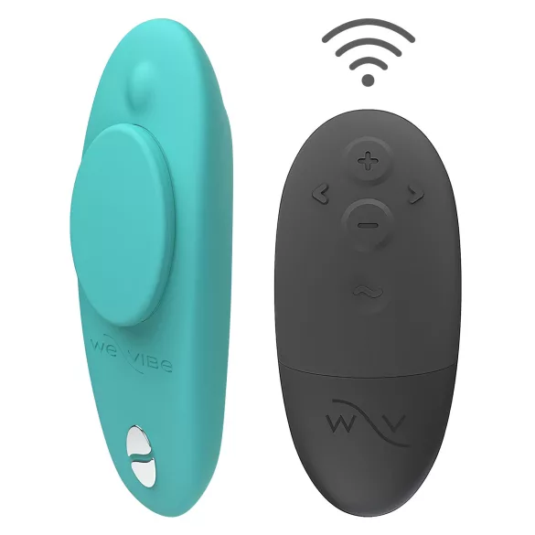 We-Vibe Moxie+ - vibromasseur clitoridien portable avec application et télécommande (turquoise)