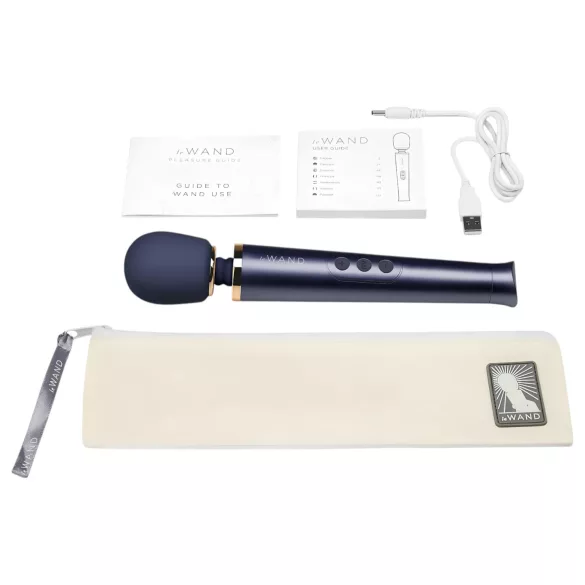 Le Wand Petite - vibromasseur rechargeable - bleu