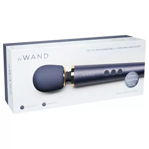 Le Wand Petite - vibromasseur rechargeable - bleu