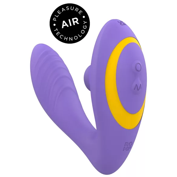 ROMP Reverb - vibromasseur point G et clitoridien à ondes - silicone violet