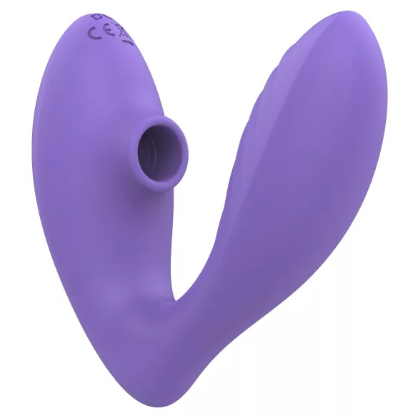 ROMP Reverb - vibromasseur point G et clitoridien à ondes - silicone violet