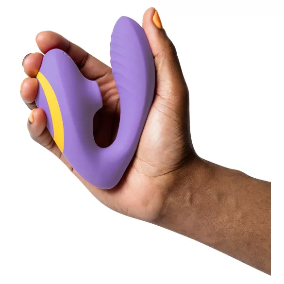 ROMP Reverb - vibromasseur point G et clitoridien à ondes - silicone violet