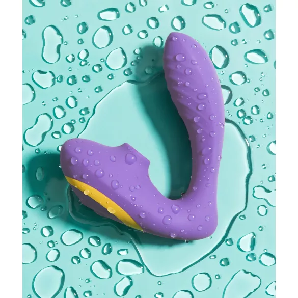 ROMP Reverb - vibromasseur point G et clitoridien à ondes - silicone violet