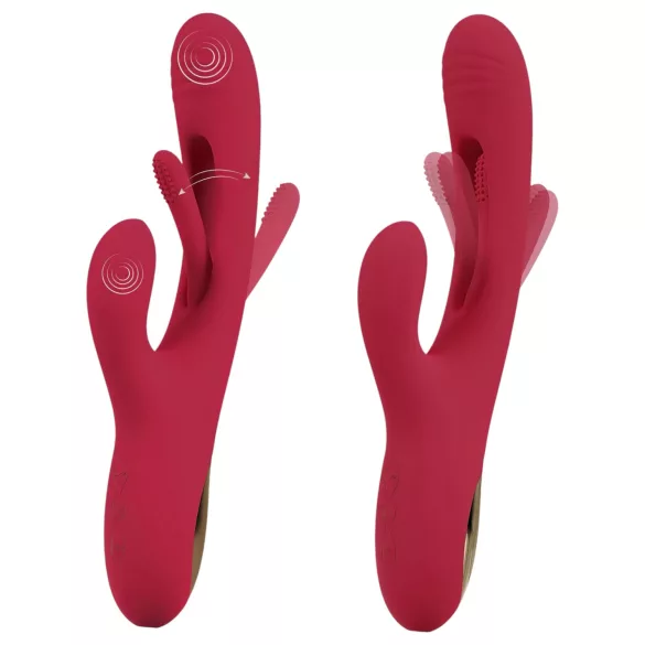 Smile - vibromasseur clitoridien avec langue - rouge