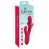 Smile - Vibromasseur à double stimulation avec bras et langue (rouge)