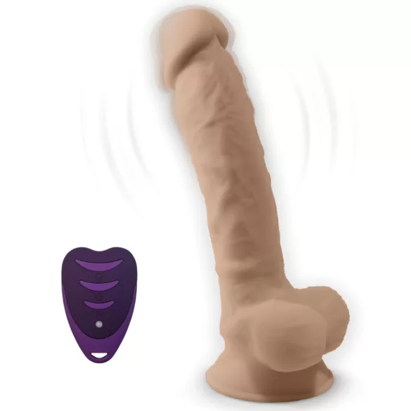 Silexd 8 - vibromasseur avec télécommande - effet testicules - couleur chair