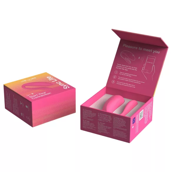We-Vibe Sync Lite - Vibromasseur pour couple avec application et télécommande (rose)