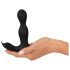 Rebel - Vibromasseur prostate 2en1 télécommandé (noir)