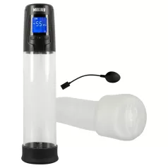   Mister Boner - pompe à pénis automatique rechargeable (noir‑transparent)