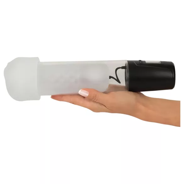Mister Boner - pompe à pénis automatique rechargeable - noir transparent