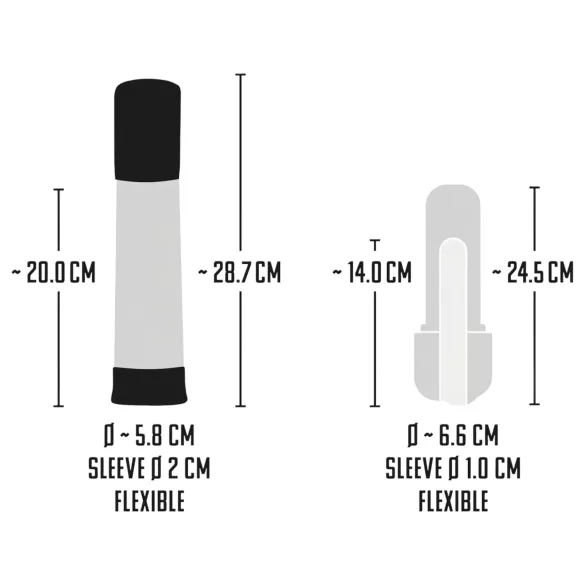 Mister Boner - pompe à pénis automatique rechargeable - noir transparent