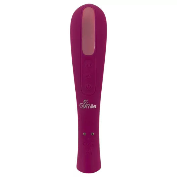 SMILE - Wand massant vibrant rechargeable - silicone rose