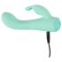 Cuties Mini 4 - vibromasseur lapin étanche, rechargeable (vert)