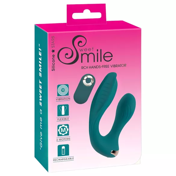 SMILE Hands-free - vibromasseur portable et wearable (turquoise)