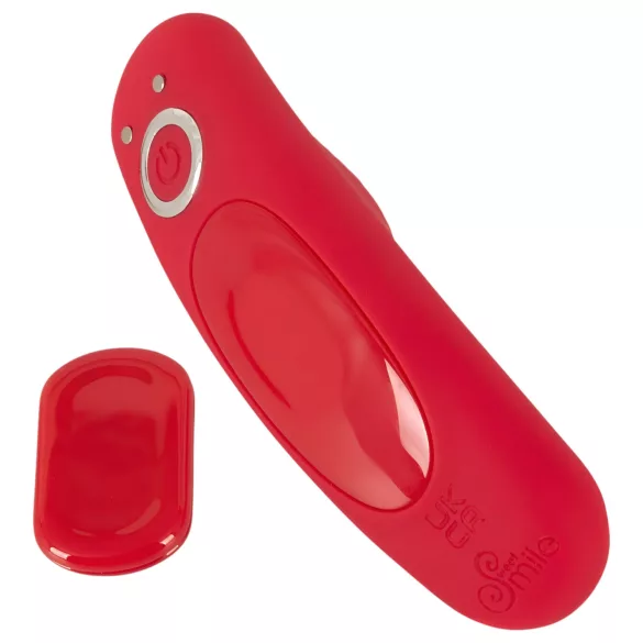 Smile - vibromasseur culotte télécommandé rechargeable - rouge