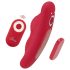 Smile - vibromasseur slip sans fil, rechargeable (rouge)
