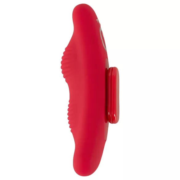 Smile - vibromasseur culotte télécommandé rechargeable - rouge