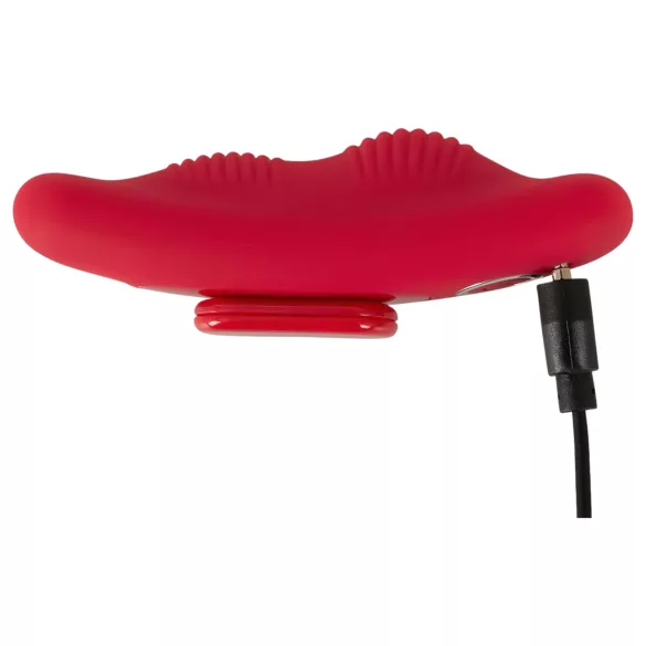 Smile - vibromasseur culotte télécommandé rechargeable - rouge