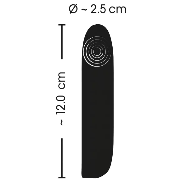 Smile - mini vibromasseur étanche rechargeable - noir
