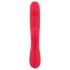Lapin Bondissant Smile - vibromasseur rechargeable à 3 moteurs (rouge)