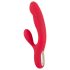Lapin Bondissant Smile - vibromasseur rechargeable à 3 moteurs (rouge)
