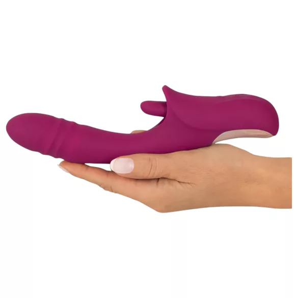 Javida - Vibromasseur langue et va-et-vient - silicone violet