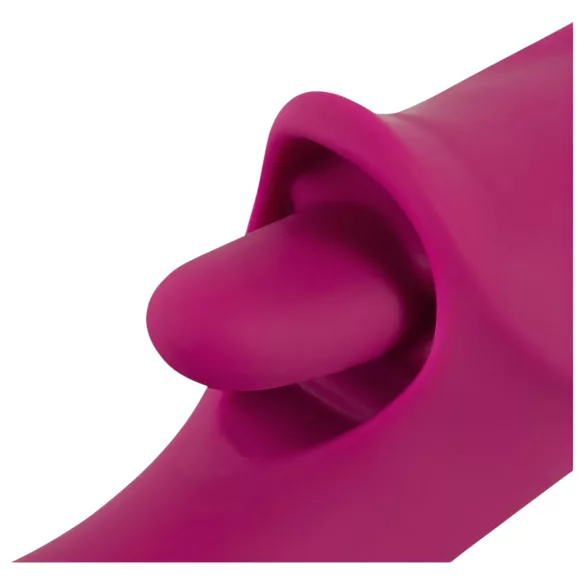 Javida - Vibromasseur langue et va-et-vient - silicone violet