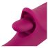 Javida Licking & Thrusting - Vibreur langue et poussée (violet)