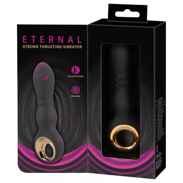 Eternal - vibromasseur puissant à va-et-vient - noir