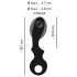 Éternel - Vibromasseur point G gonflable (noir)