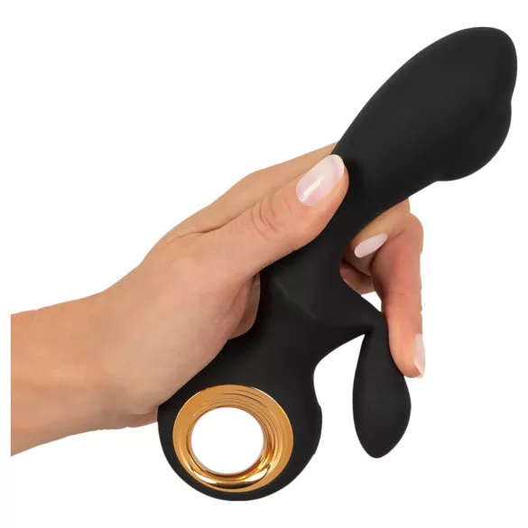 Eternal - vibromasseur à pompe avec stimulateur clitoridien - noir