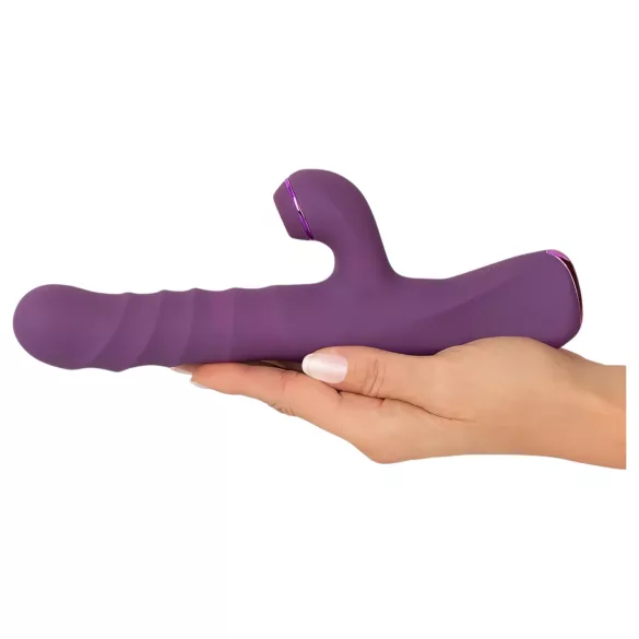 Javida - vibromasseur rabbit 3en1 - stimulation clitoridienne - violet